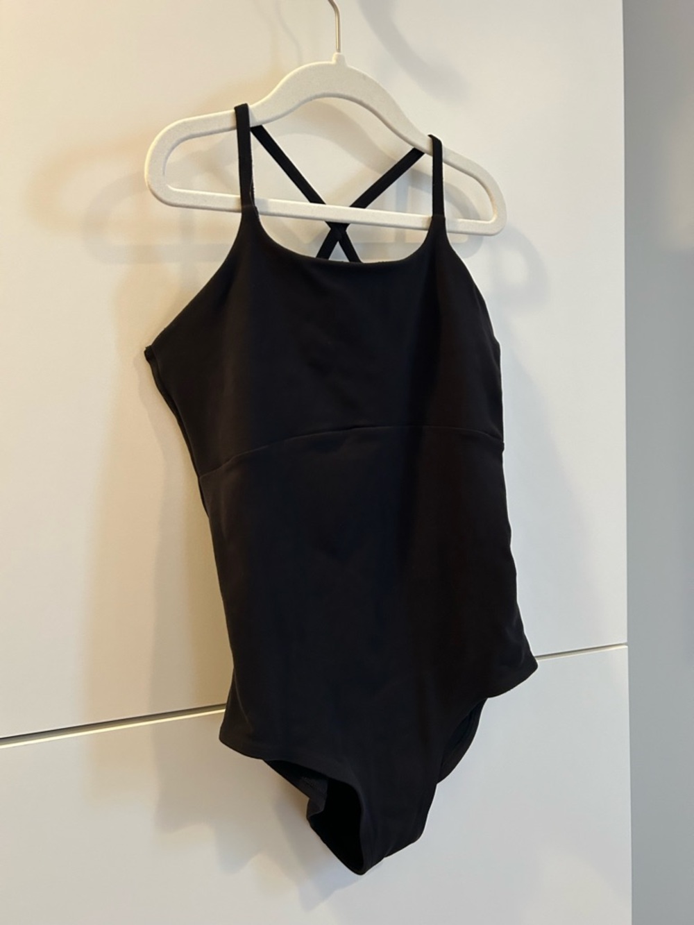 Athleta Girl Black Girls' Got Your Back Leotard - Size 12 - Picture 4 of 8